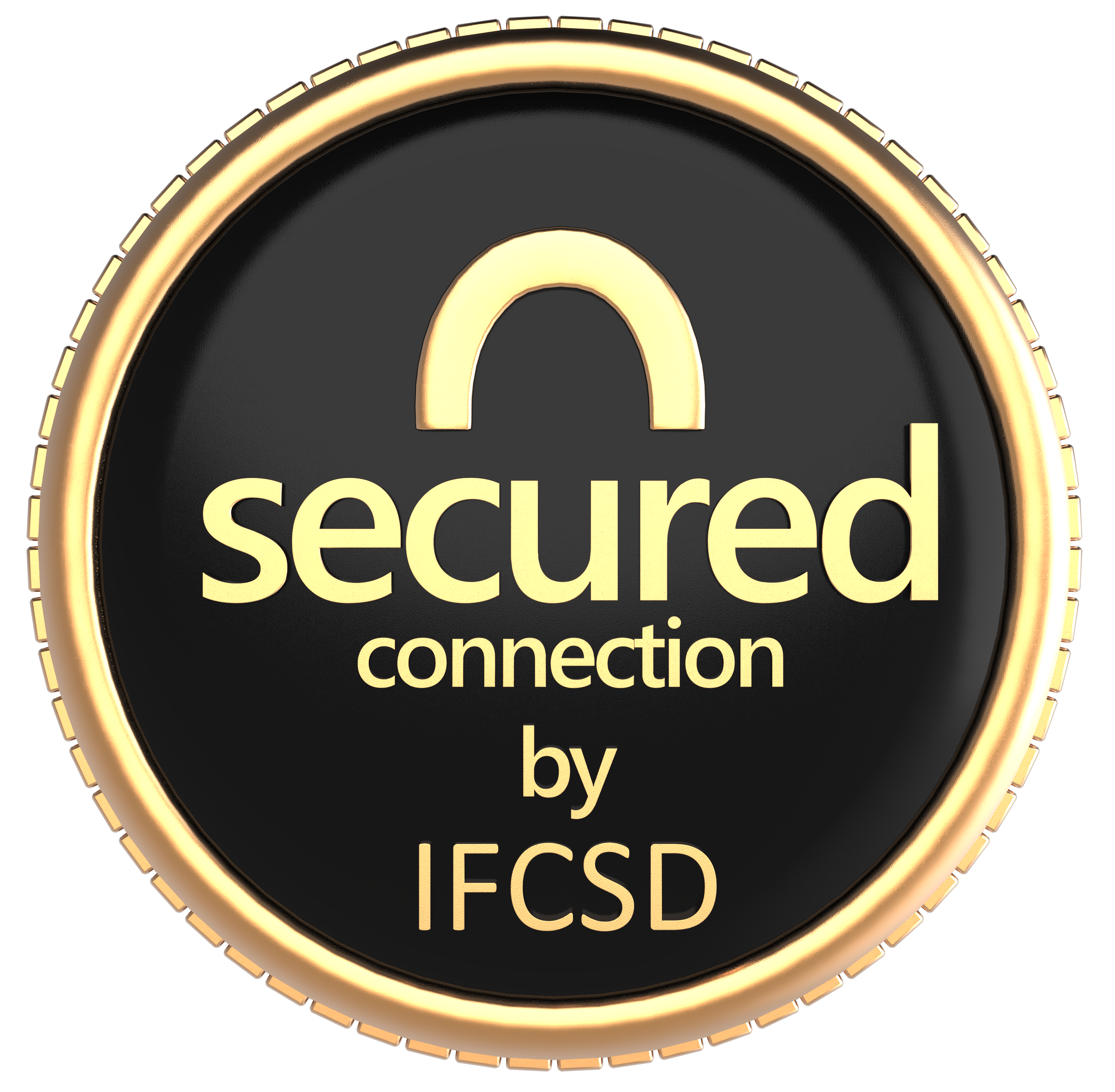 IFCSD-Siegel: Secured connection (Institut für Cybersicherheit)